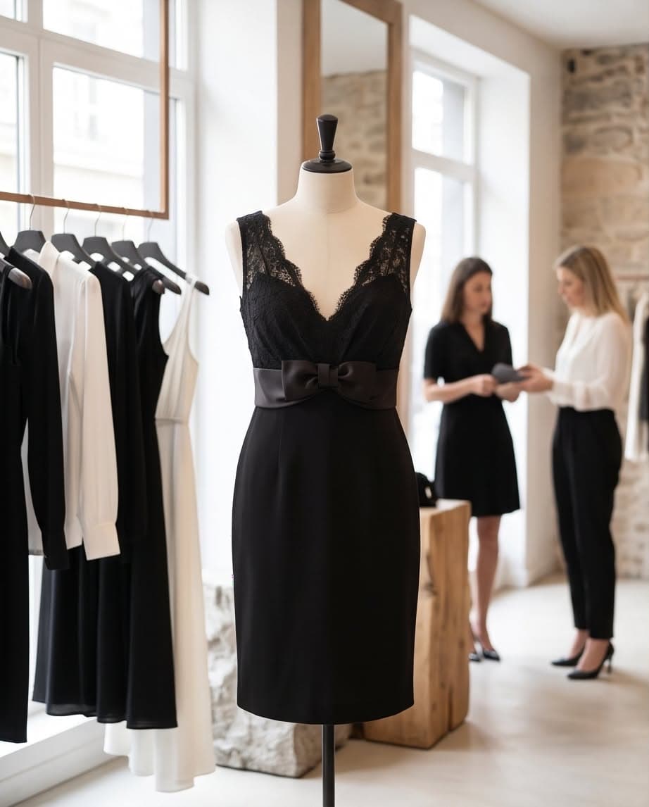 Ann Taylor შავი კაბა